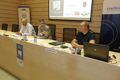 Un moment de la jornada, ahir, al Parc Científic.