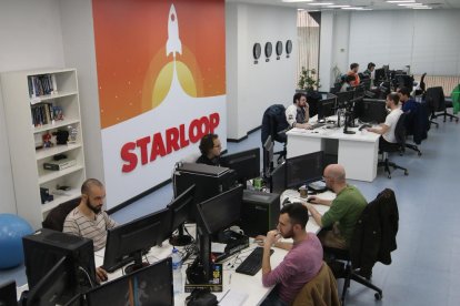 Starloop Studios cuenta con dos oficinas en Lleida. En la imagen, la de la avenida Onze de Setembre. 