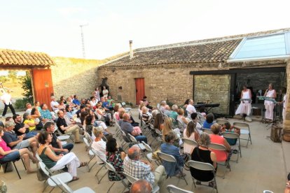 Un moment del concert del grup vocal Mezzo.