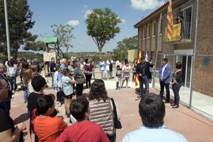 L’acte celebrat ahir per a la inauguració de les millores de l’escola de Ciutadilla.