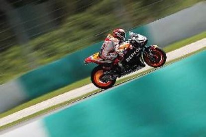 Marc Márquez celebra el seu 25 aniversari amb el millor temps