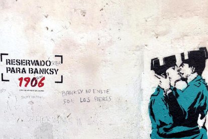 És aquesta la primera obra de Bansky a Espanya?