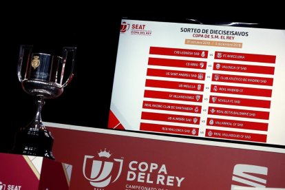 Els emparellaments dels setzens de la Copa del Rei de futbol