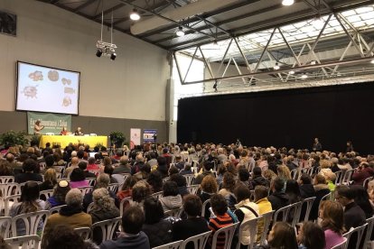 Clausura de la Fira d’Alimentació i Salut de Balaguer, ahir.