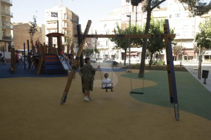 Imatge d'arxiu de la plaça Pau Casals de Lleida.