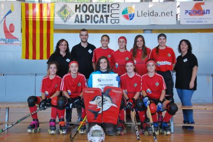 Plantilla del Alpicat que logró el ascenso a Primera Catalana.