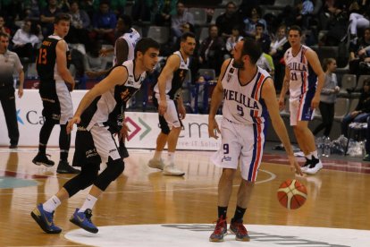 Rubín de Celis, durant l’últim partit al Barris Nord.