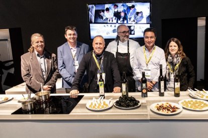 DO Les Garrigues  -  La DO Les Garrigues está participando en una serie de actividades que se realizan a lo largo de toda la feria Alimentaria 2018 como la Mesa de productos de calidad diferenciada junto a otras DO catalanas de aceites.