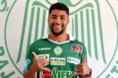 Saife Alami, amb la samarreta del Raja Casablanca.