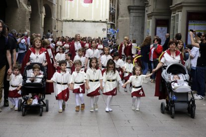 Les dos capitanes lluitant al pont Llevadís.