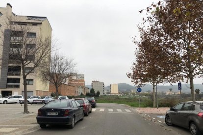 La calle Teruel de Fraga. 