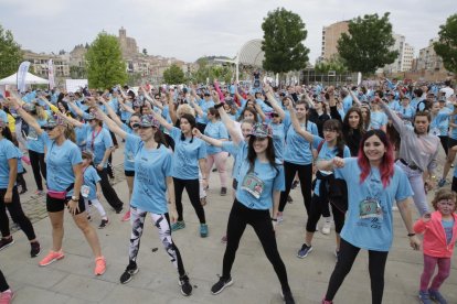 Imatge d'arxiu d'una festa contra el càncer infantil a Balaguer.