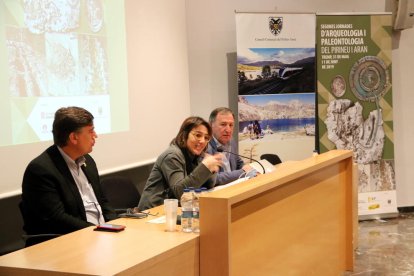 Elsa Ibar, directora general de Patrimoni Cultural, va obrir la jornada.