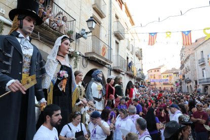 Autoritats al sopar de germanor ahir a Fondarella.