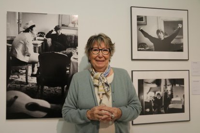 Joana Biarnés, en el Museu Morera de Lleida en diciembre de 2015.