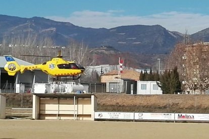 Imagen de archivo del helipuerto de emergencias en Tremp.