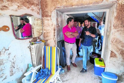 Casado va visitar les zones afectades per les tempestes de pluja i pedra registrades a Àvila.