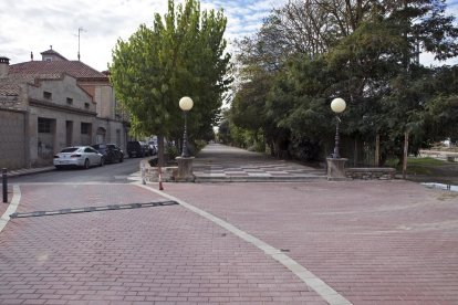 El passeig de l’Estació, on anirà el nou pàrquing gratuït.