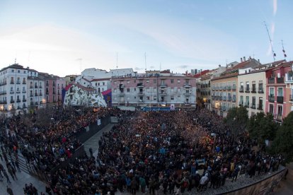 Concentració a Lavapiés per la mort del manter senegalès.