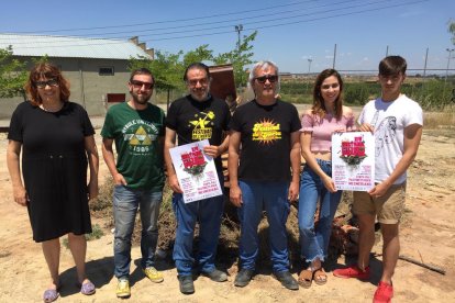 La presentación del Festival de l’Horta tuvo lugar ayer en la partida de Marimunt de Lleida. 