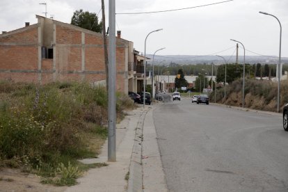 El primer tramo de la avenida de Catalunya que da acceso a Alcoletge y donde se actuará.