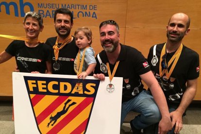 El Club Subaquàtic Pallars, campeón y subcampeón catalán