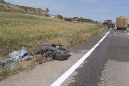 El accidente ha tenido lugar a la altura del punto kilométrico 22 de la C-451.