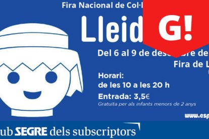 El cartell de la Fira Nacional de Col·leccionisme Playmobil.