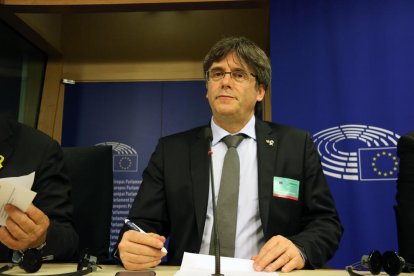 L'exprL'expresident de la Generalitat Carles Puigdemont.esident de la Generalitat Carles Puigdemont.