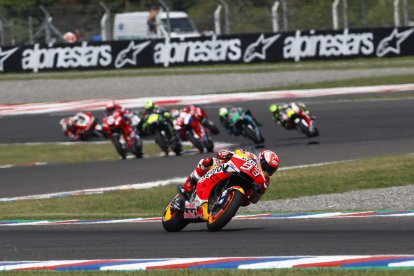 Marc Màrquez va dominar a plaer la carrera des que es va apagar el semàfor, aconseguint d’aquesta manera la seua tercera victòria al circuit de Termas de Río Hondo.