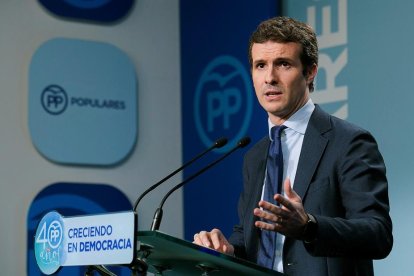 El vicesecretari de Comunicació del PP, Pablo Casado.