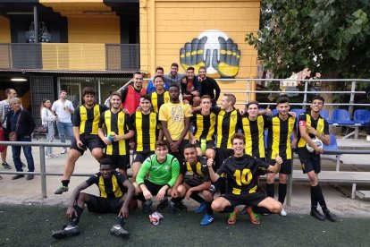 Imagen de archivo del Pardinyes B, que derrotó ayer al Coll de Nargó por 5-2.