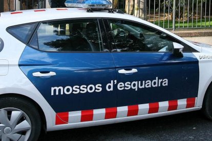 Un vehicle dels Mossos d'Esquadra