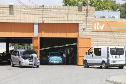 Imagen tomada ayer del recinto de la estación de ITV situada en el polígono de El Segre.