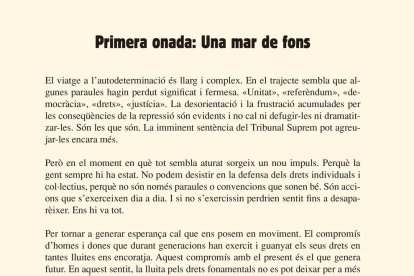 Nace Tsunami Democrático para dar una respuesta 'desobediente y no violenta' a la sentencia del 1-O