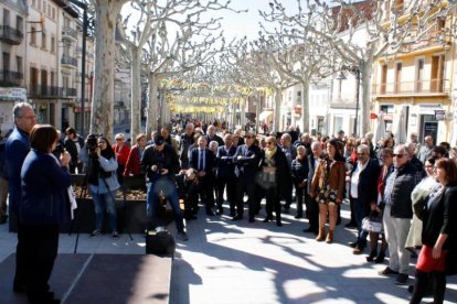 Inauguración de las obras de reforma de la rambla Pearson. 