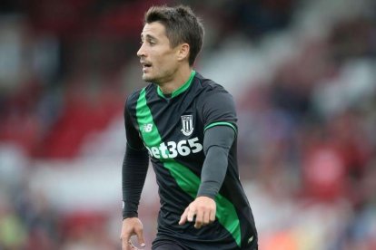 Bojan Krkic, en un partido con el Stoke City inglés.