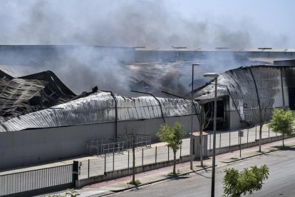 Aquest és l’estat en el qual han quedat les instal·lacions d’Iberspa.