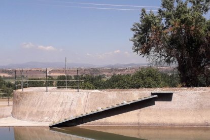 La rampa està situada a l'altura de Vallfogona de Balaguer.