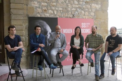 Cervera acogió ayer la presentación del proyecto de microteatro ‘A Pèl’.