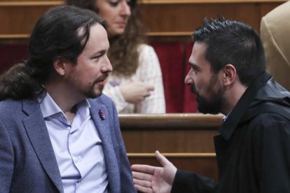 Iglesias i Espinar al Congrés dels Diputats, el desembre de l’any passat.