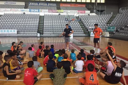 El canterano Albert Lafuente, en el campus del Força Lleida