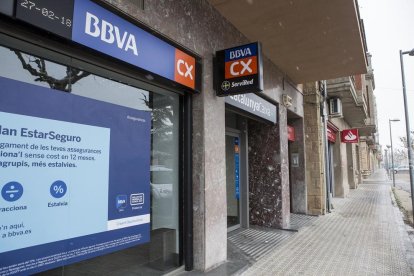 Imatge d'arxiu d'una oficina del BBVA