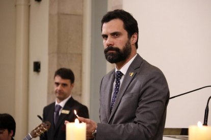 Imatges de Mariano Rajoy, Roger Torrent i Iñigo Urkullu.