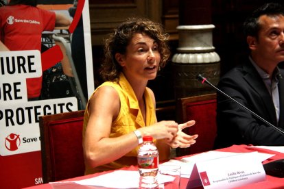 La responsable d’Infantesa de Save the Children, Emilie Rivas.