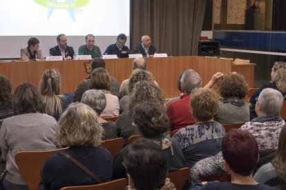 Imagen de la presentación del proyecto TEI, ayer en Guissona.