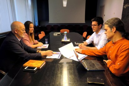 La reunión de ayer de los API con Toni Postius y Sergi Talamonte.