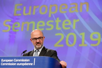 El comissari europeu d’Assumptes Econòmics, Pierre Moscovici.