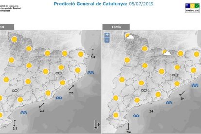 Avís per calor en deu comarques de Lleida