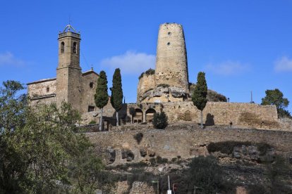 Vista de Biosca, un municipi de la Segarra amb només 181 veïns.